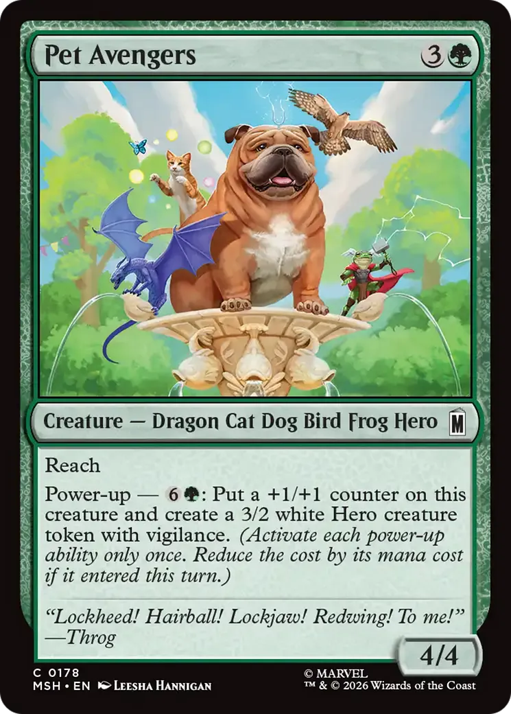 Pet Avengers — Marvel Super Heroes — Magic: The Gathering