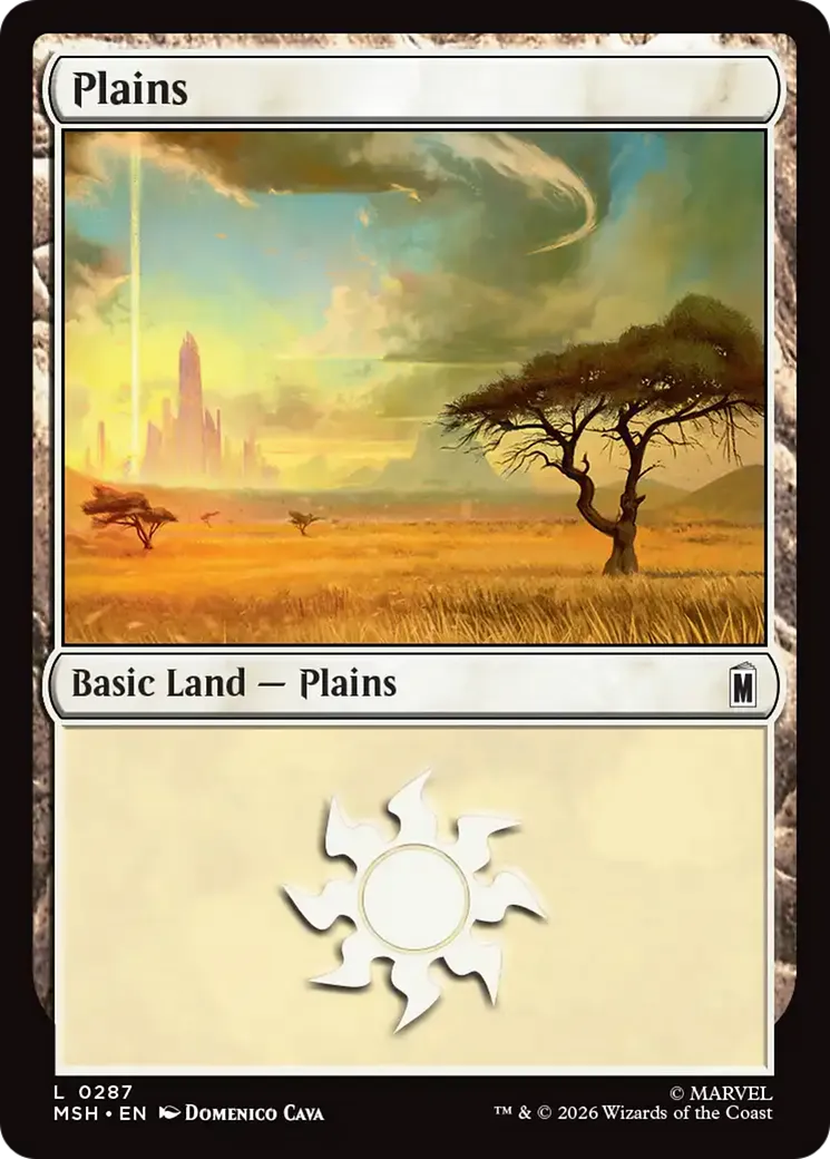 Plains — Marvel Super Heroes — Magic: The Gathering