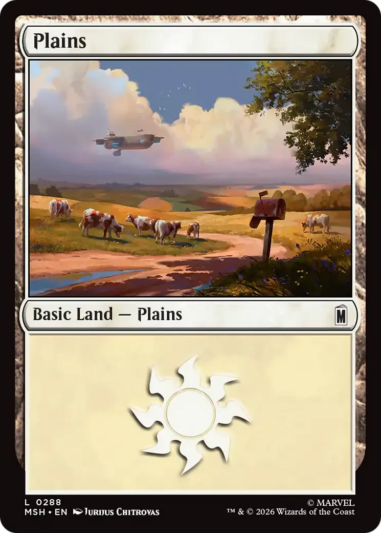 Plains — Marvel Super Heroes — Magic: The Gathering