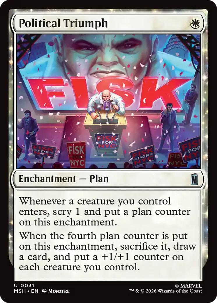 Triomphe politique — Marvel Super Heroes — Magic: The Gathering