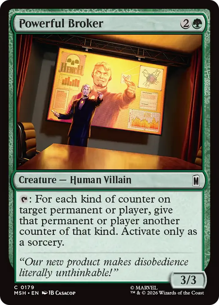 Powerful Broker — Marvel Super Heroes — Magic: The Gathering