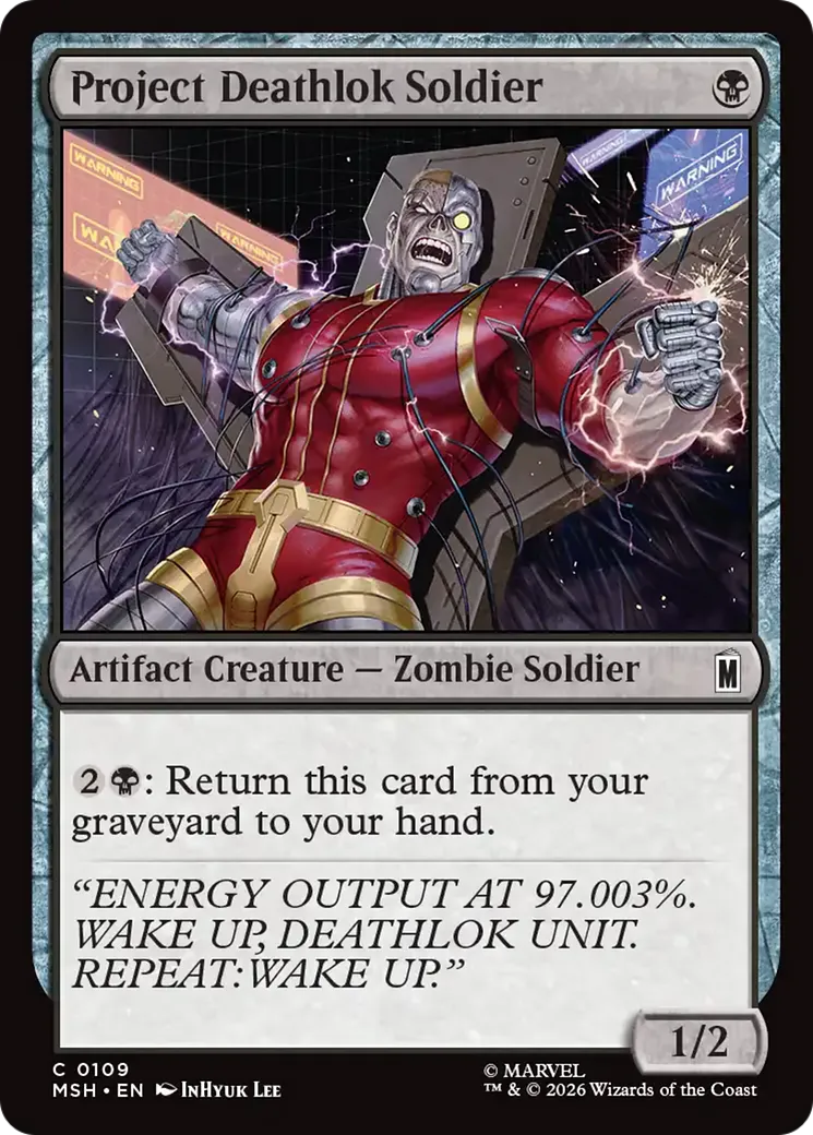Project Deathlok Soldier — Marvel Super Heroes — Magic: The Gathering