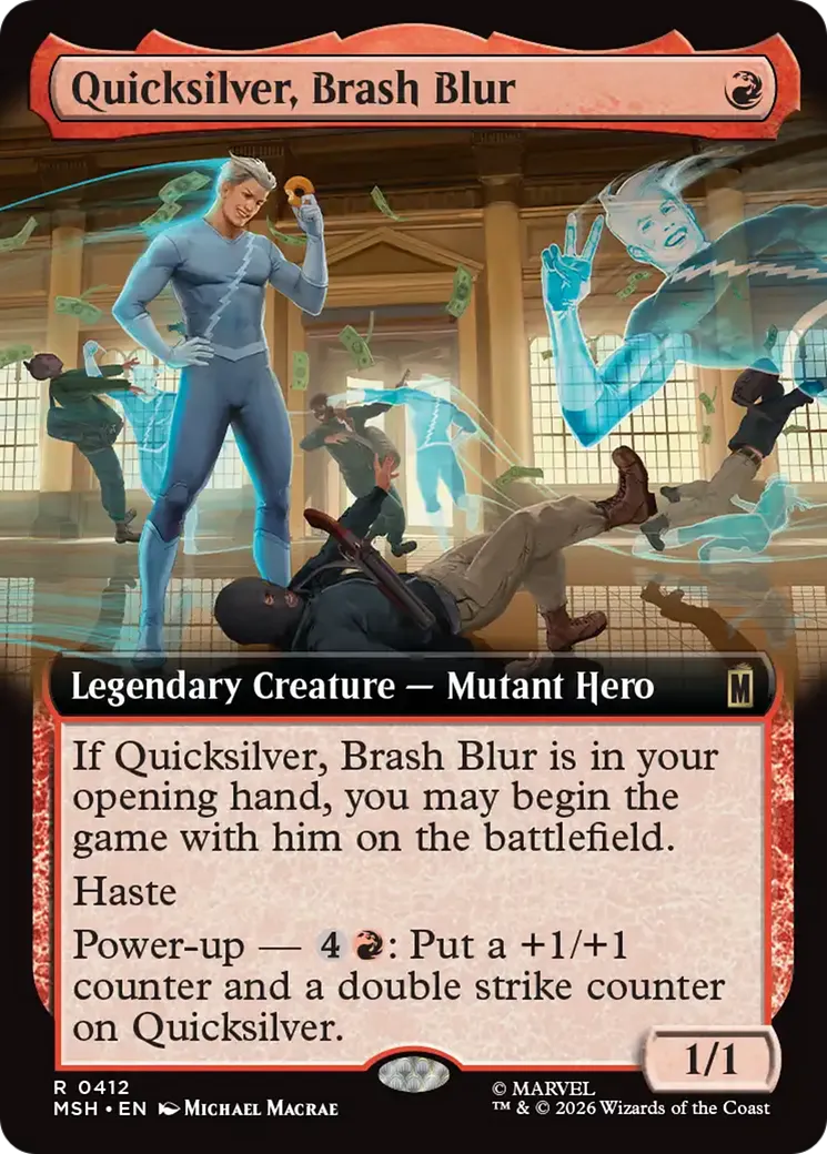 Quicksilver, Brash Blur — Marvel Super Heroes — Magic: The Gathering