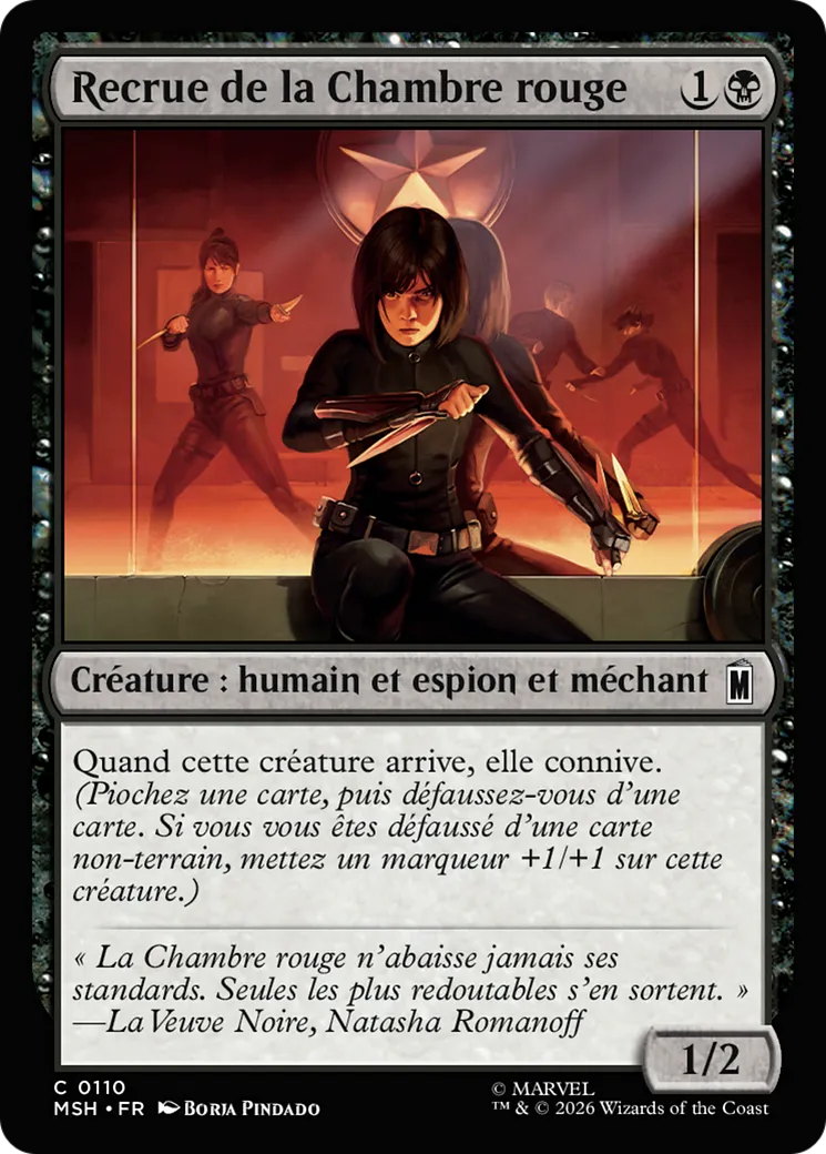 Recrue de la Chambre rouge — Marvel Super Heroes — Magic: The Gathering