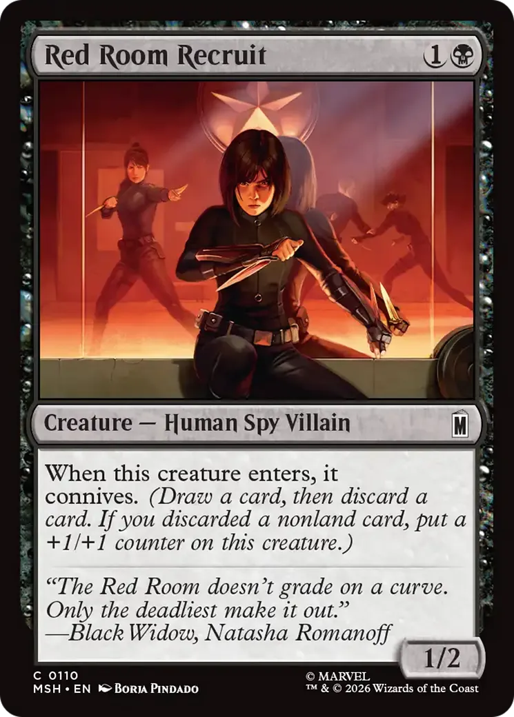 Recrue de la Chambre rouge — Marvel Super Heroes — Magic: The Gathering