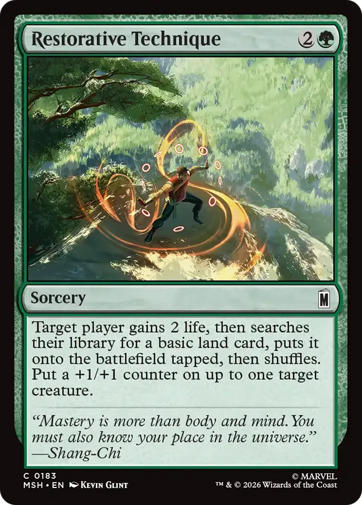 Technique régénérative — Marvel Super Heroes — Magic: The Gathering
