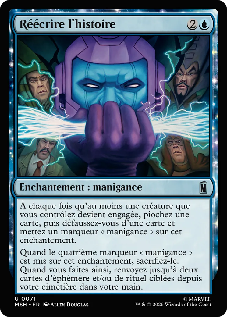 Réécrire l'histoire — Marvel Super Heroes — Magic: The Gathering