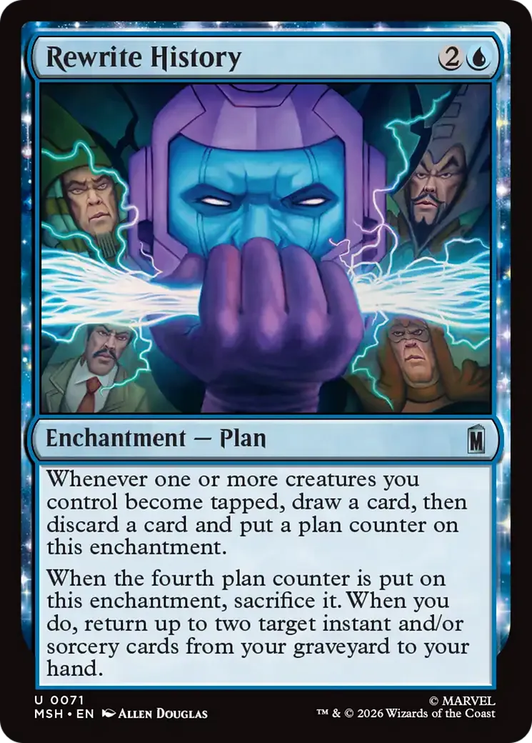 Réécrire l'histoire — Marvel Super Heroes — Magic: The Gathering