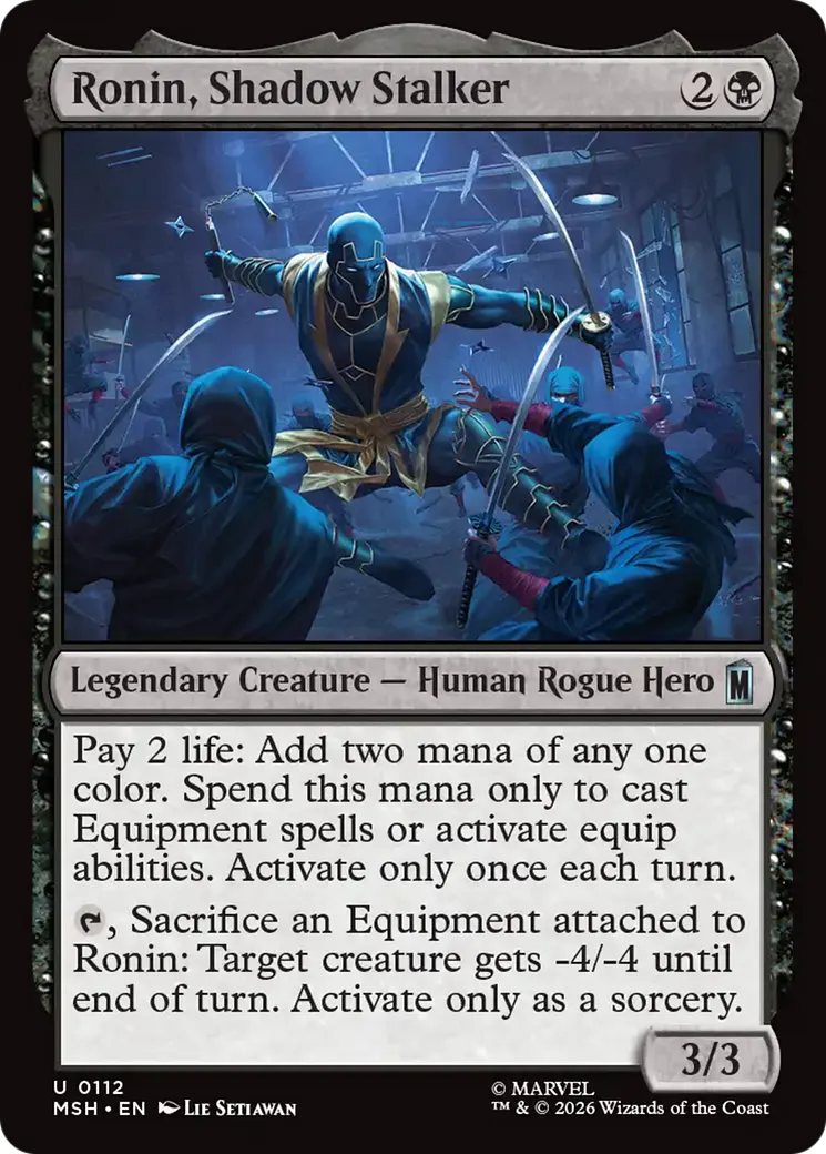 Ronin, pisteur de l'ombre — Marvel Super Heroes — Magic: The Gathering