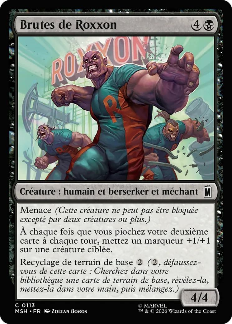 Brutes de Roxxon — Marvel Super Heroes — Magic: The Gathering