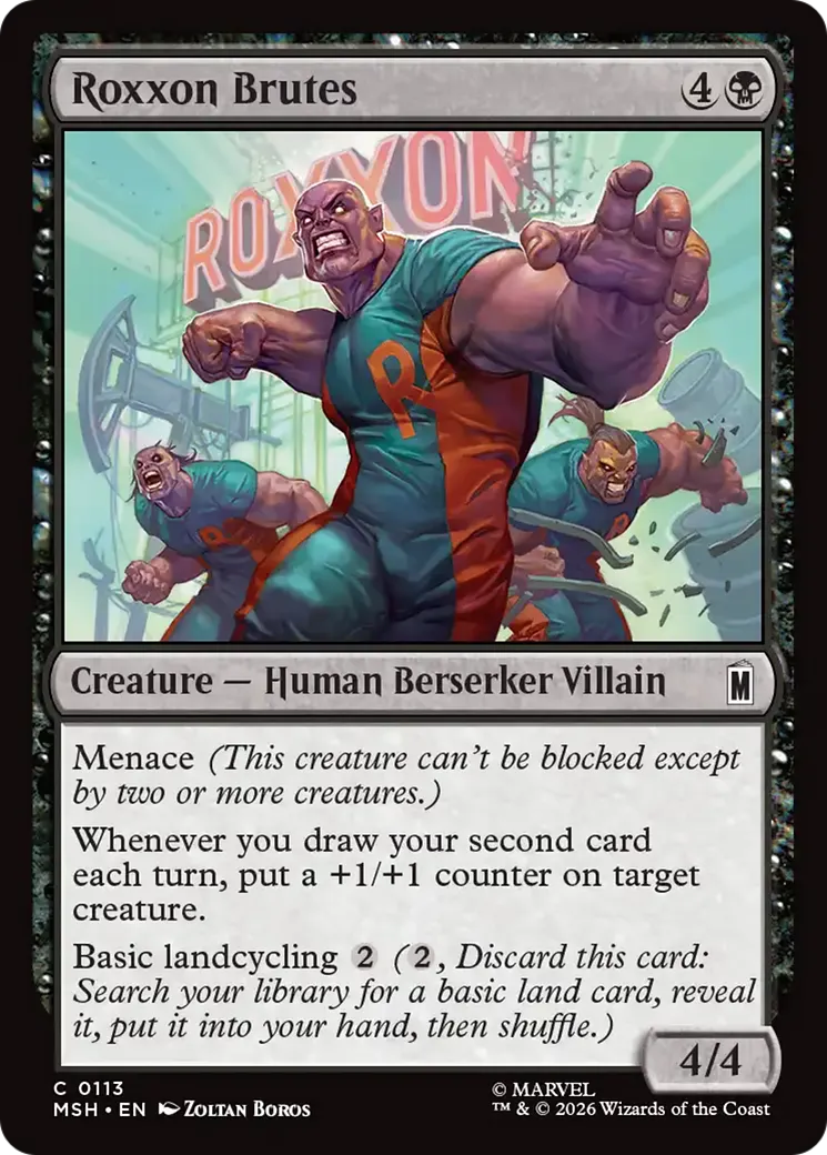 Roxxon Brutes — Marvel Super Heroes — Magic: The Gathering