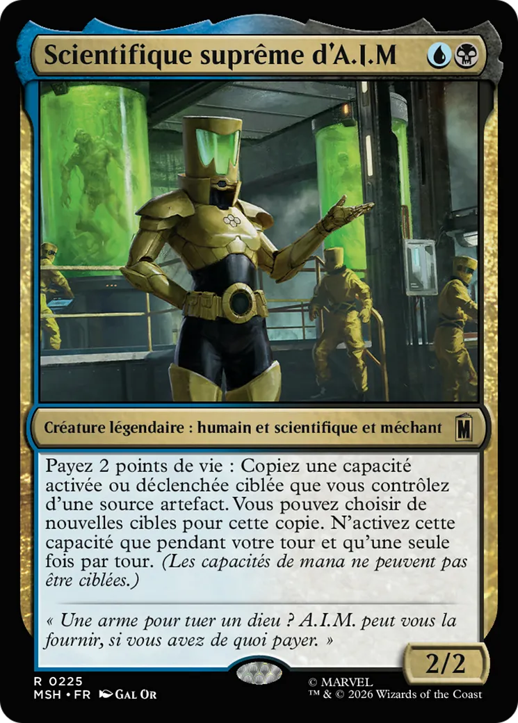Scientifique suprême d'A.I.M — Marvel Super Heroes — Magic: The Gathering