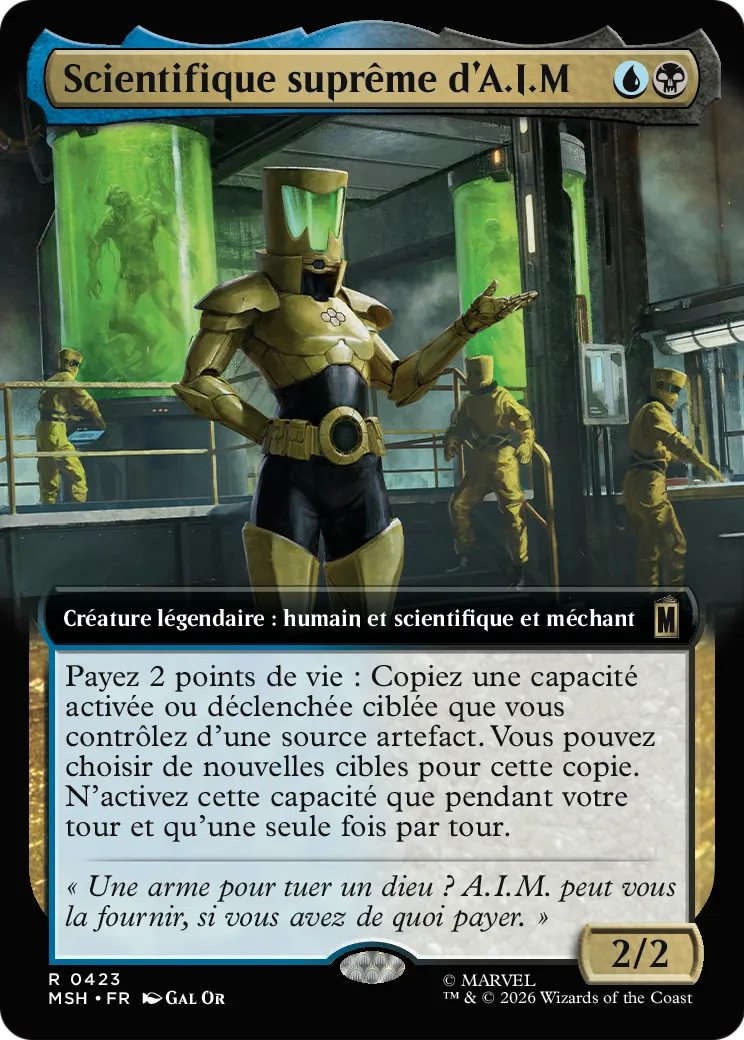 Scientifique suprême d'A.I.M — Marvel Super Heroes — Magic: The Gathering