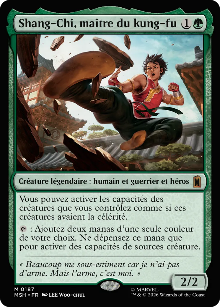 Shang-Chi, maître du kung-fu — Marvel Super Heroes — Magic: The Gathering