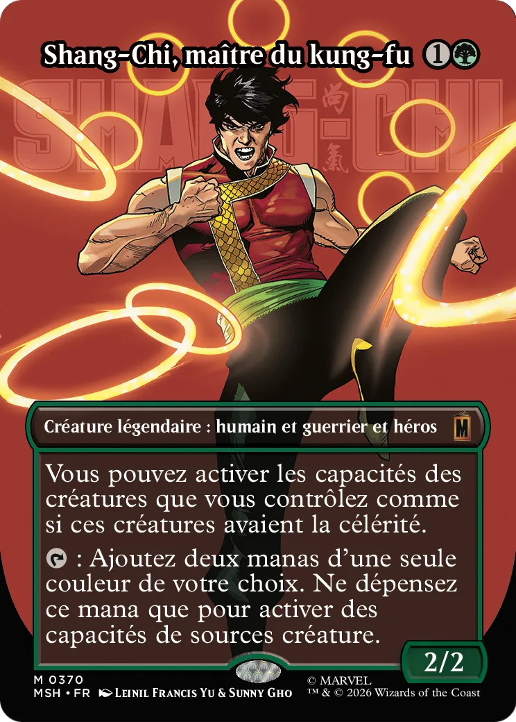 Shang-Chi, maître du kung-fu — Marvel Super Heroes — Magic: The Gathering