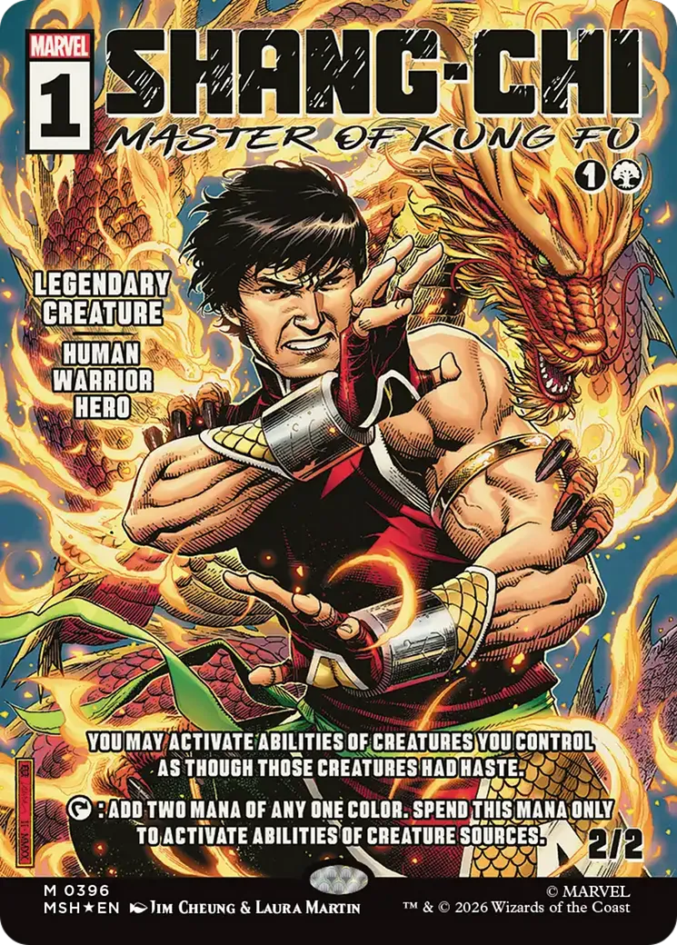 Shang-Chi, maître du kung-fu — Marvel Super Heroes — Magic: The Gathering