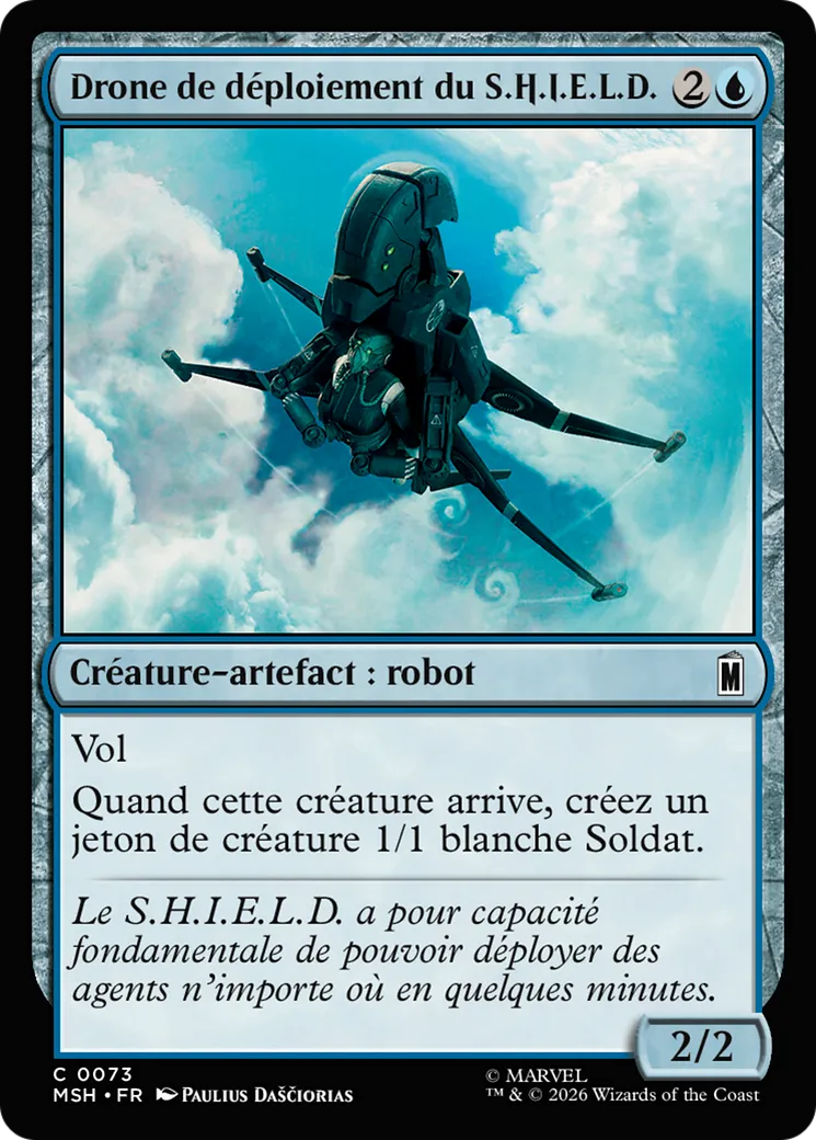 Drone de déploiement du S.H.I.E.L.D. — Marvel Super Heroes — Magic: The Gathering