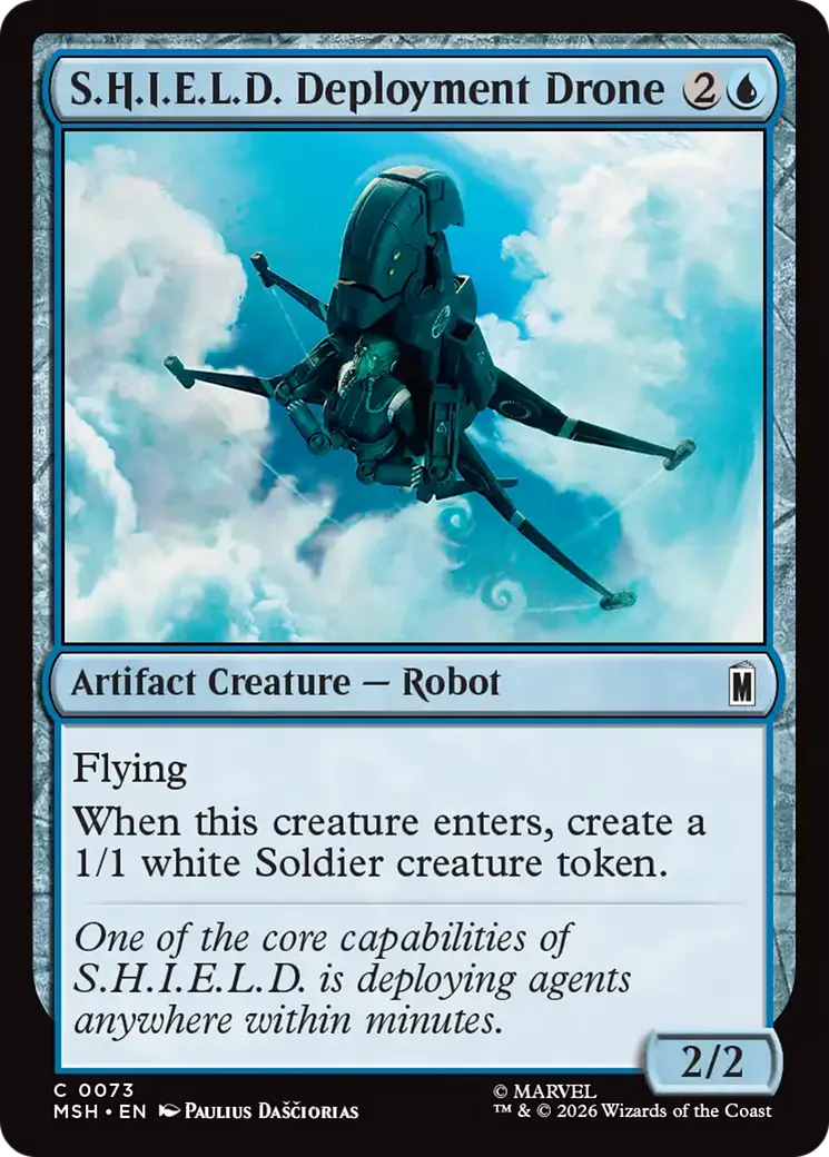 Drone de déploiement du S.H.I.E.L.D. — Marvel Super Heroes — Magic: The Gathering