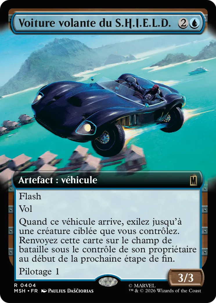 Voiture volante du S.H.I.E.L.D. — Marvel Super Heroes — Magic: The Gathering