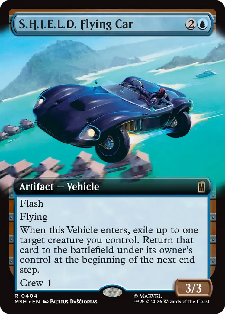 Voiture volante du S.H.I.E.L.D. — Marvel Super Heroes — Magic: The Gathering