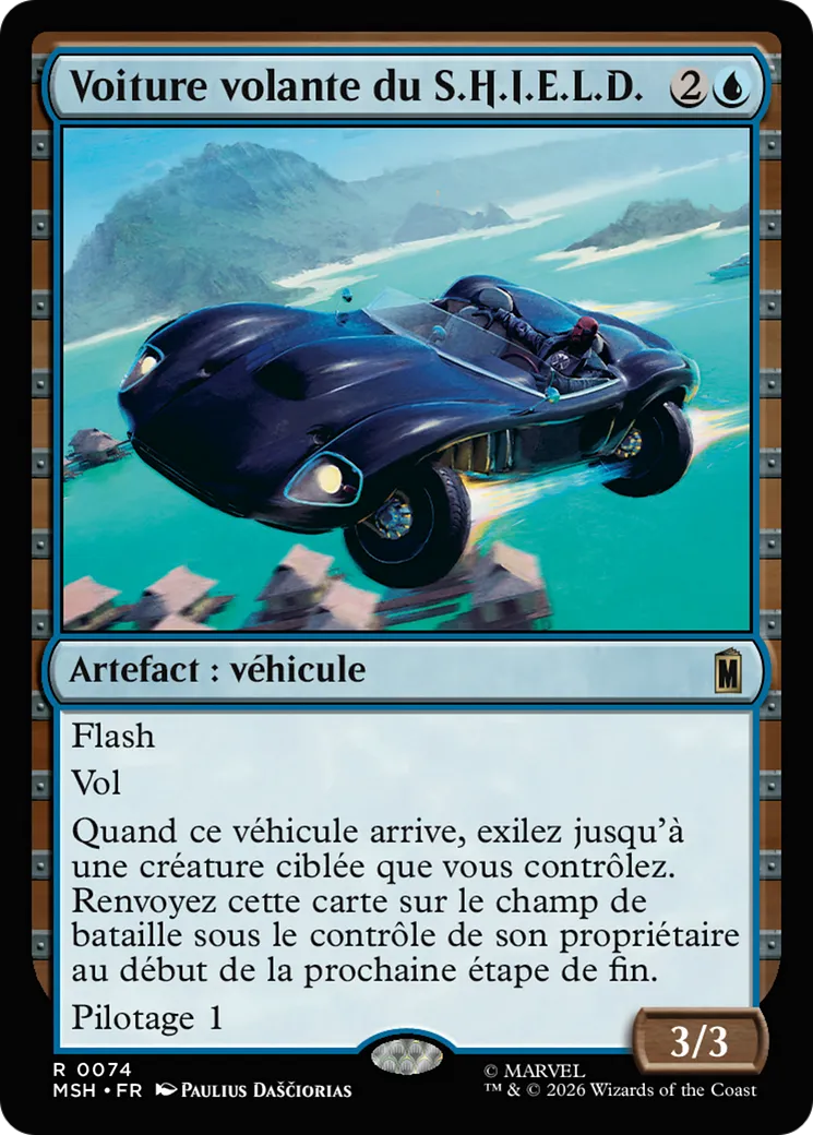 Voiture volante du S.H.I.E.L.D. — Marvel Super Heroes — Magic: The Gathering
