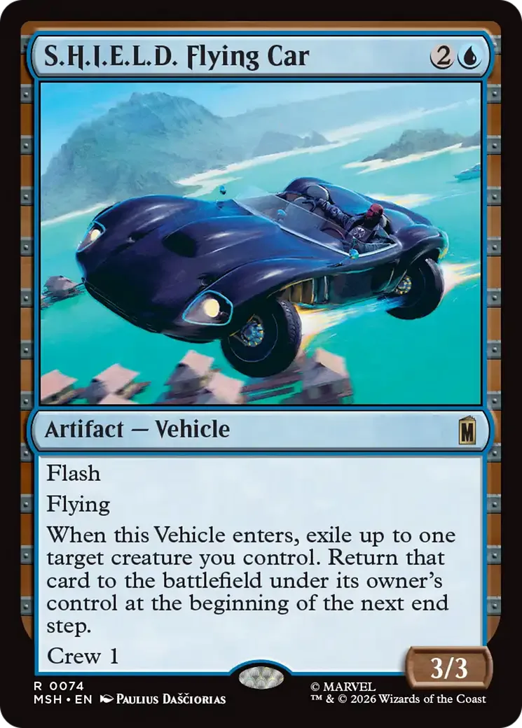 S.H.I.E.L.D. Flying Car — Marvel Super Heroes — Magic: The Gathering