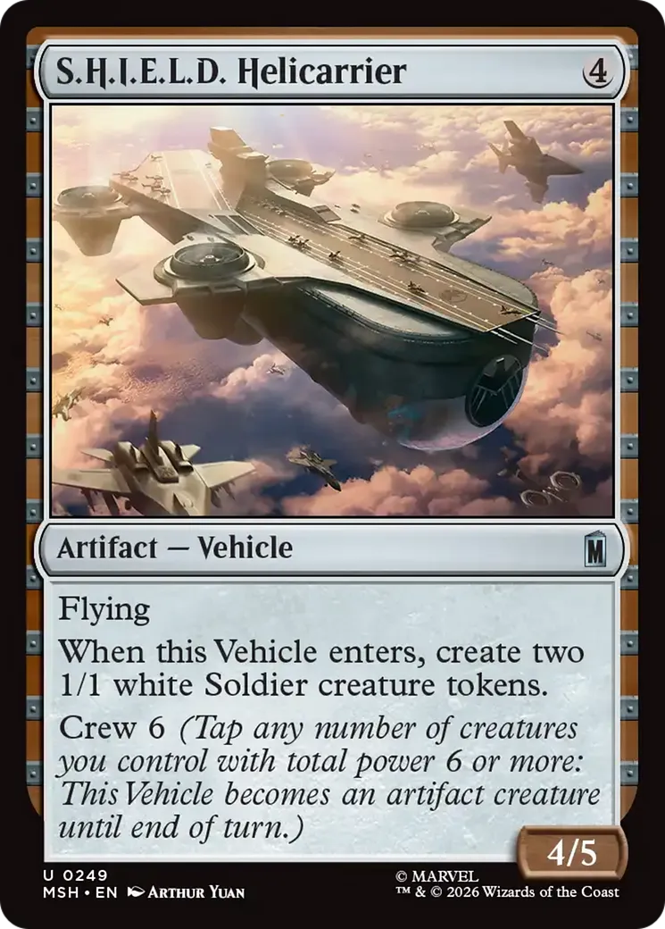 Héliporteur du S.H.I.E.L.D. — Marvel Super Heroes — Magic: The Gathering