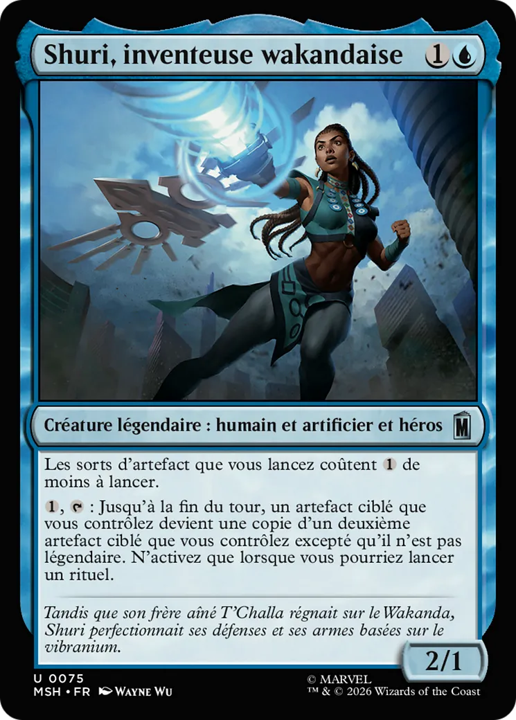 Shuri, inventeuse wakandaise — Marvel Super Heroes — Magic: The Gathering
