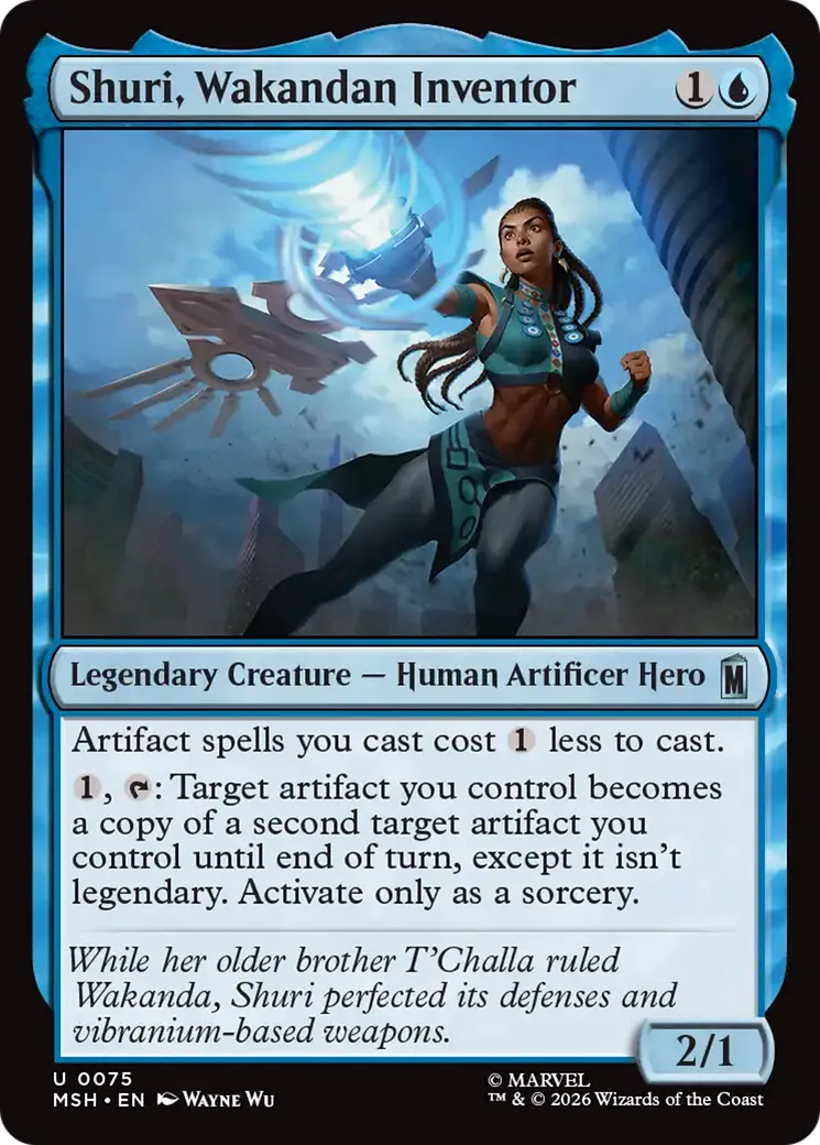 Shuri, inventeuse wakandaise — Marvel Super Heroes — Magic: The Gathering