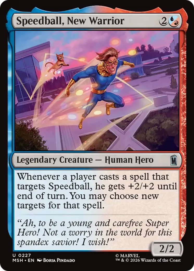 Speedball, nouveau guerrier — Marvel Super Heroes — Magic: The Gathering
