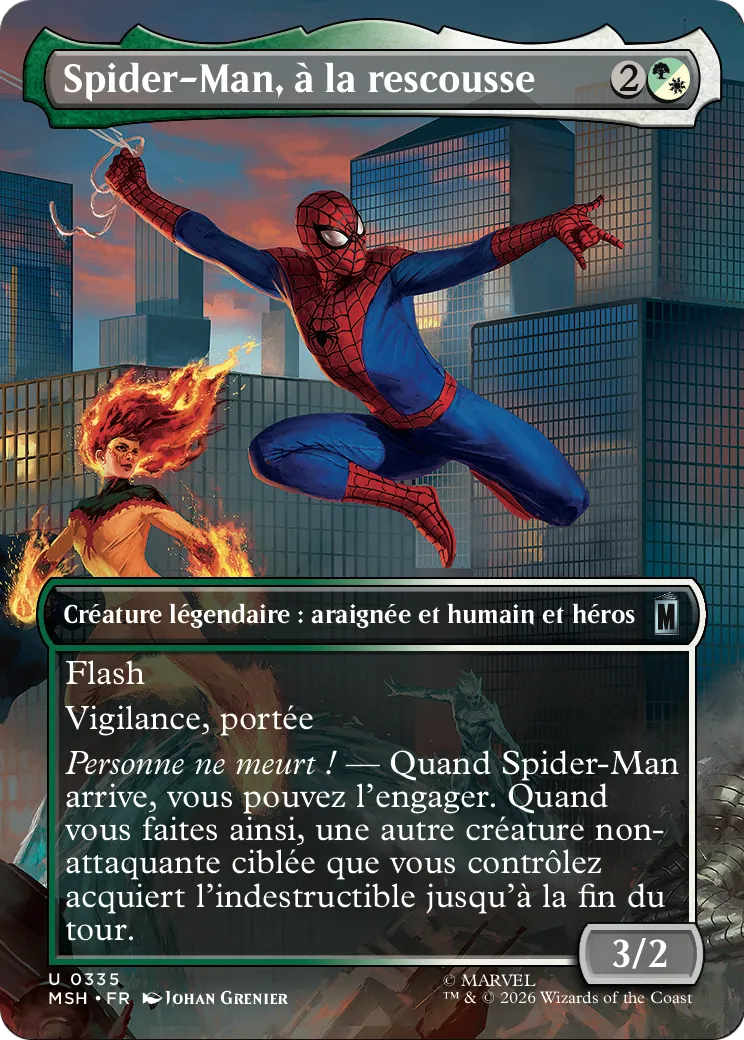 Spider-Man, à la rescousse — Marvel Super Heroes — Magic: The Gathering