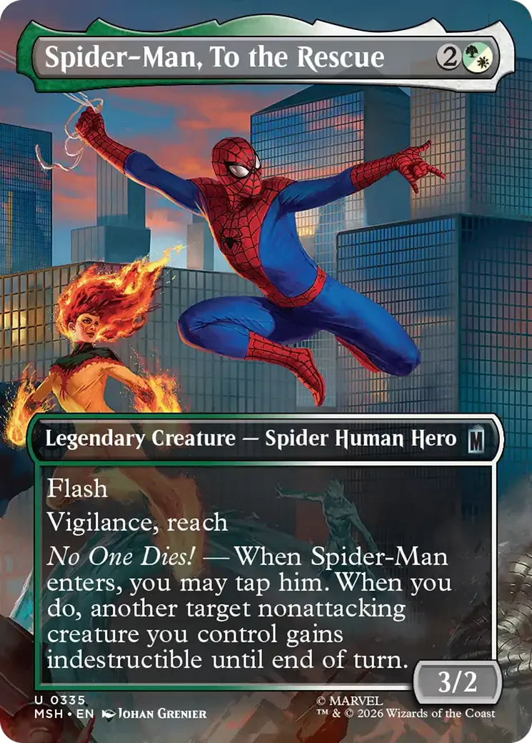 Spider-Man, à la rescousse — Marvel Super Heroes — Magic: The Gathering