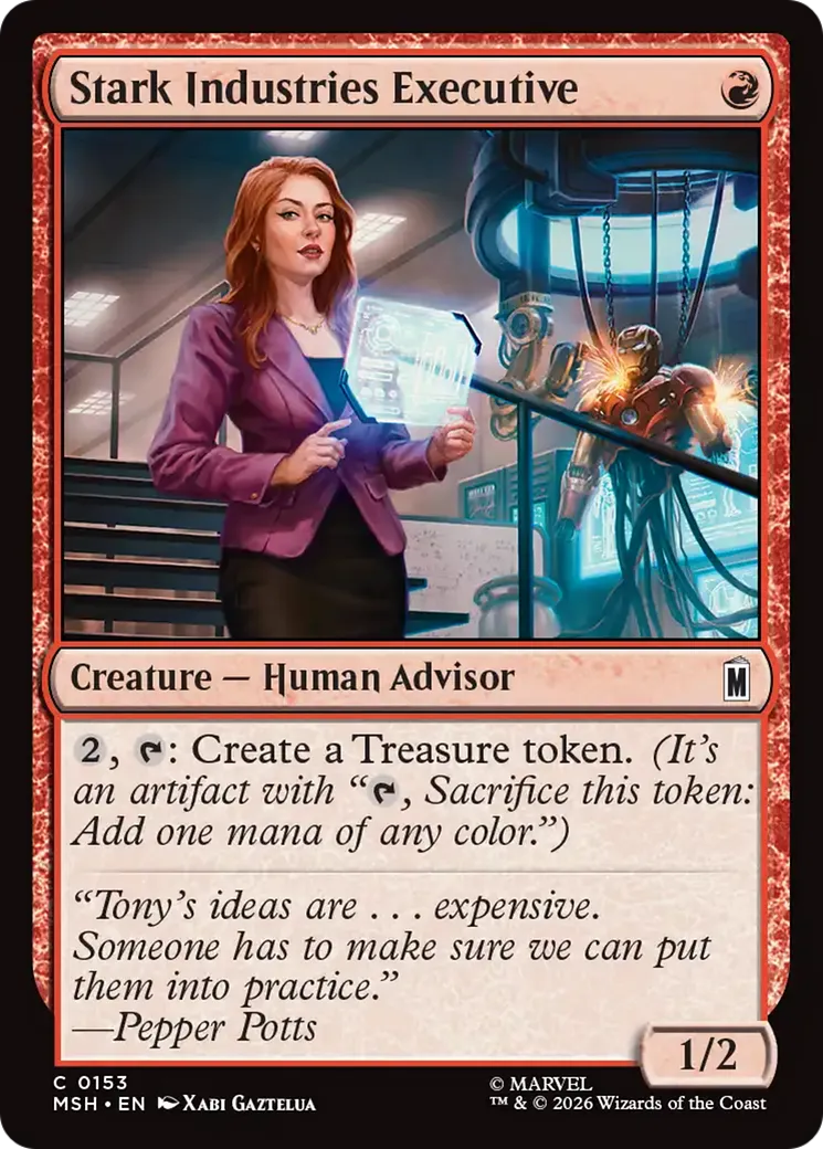 Haut responsable chez Stark Industries — Marvel Super Heroes — Magic: The Gathering