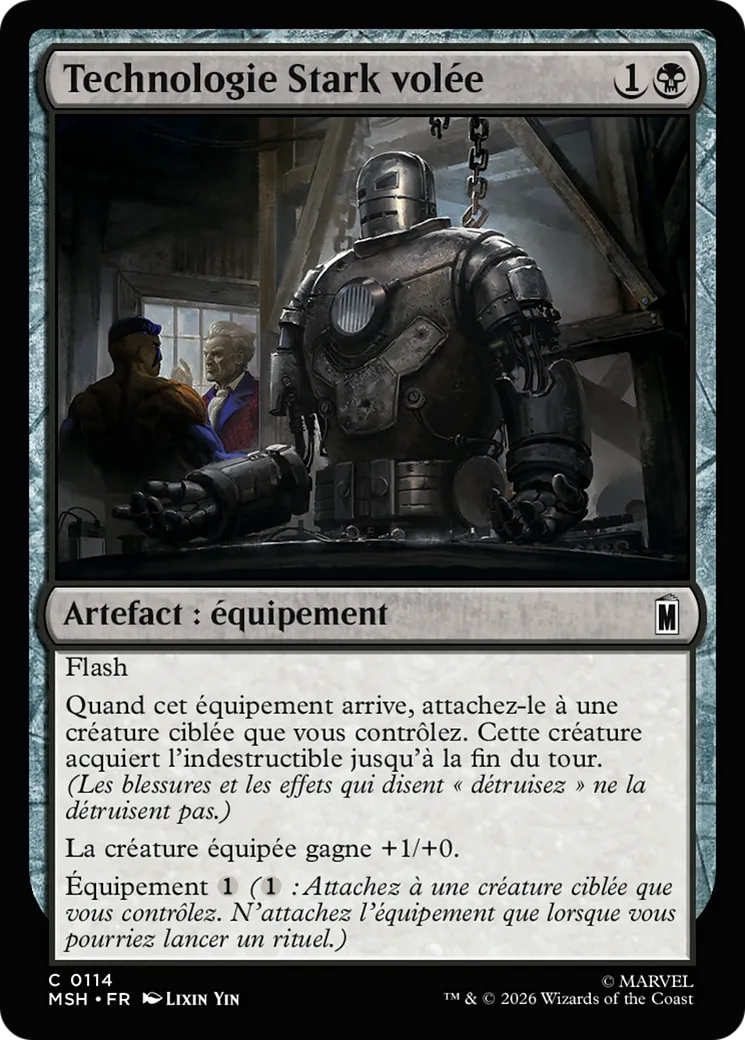 Technologie Stark volée — Marvel Super Heroes — Magic: The Gathering