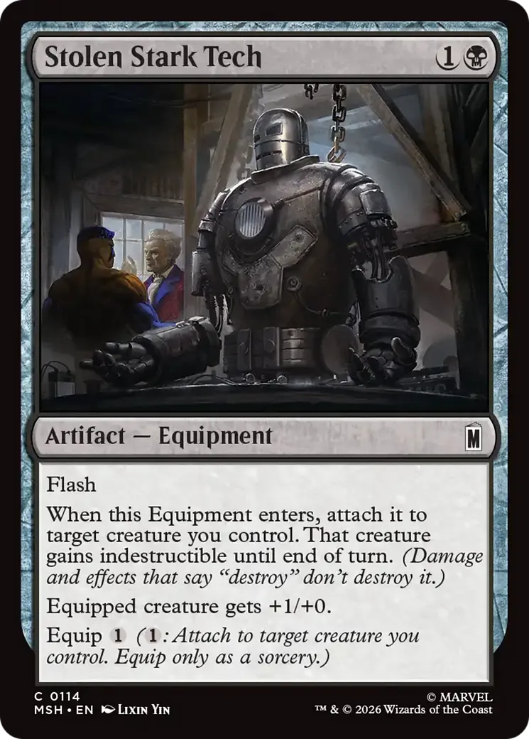 Technologie Stark volée — Marvel Super Heroes — Magic: The Gathering