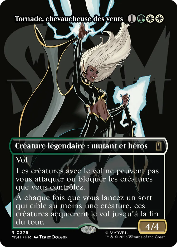 Tornade, chevaucheuse des vents — Marvel Super Heroes — Magic: The Gathering