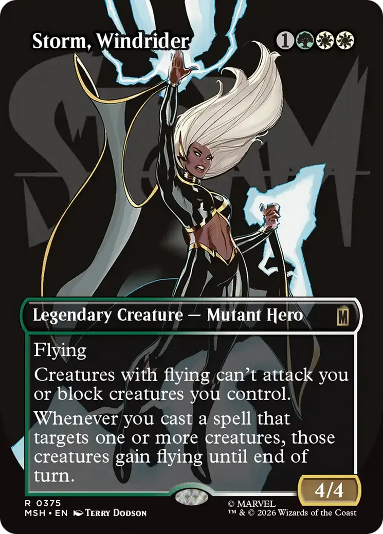 Storm, Windrider — Marvel Super Heroes — Magic: The Gathering