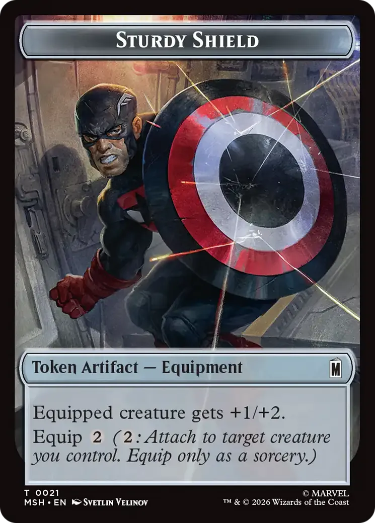 Sturdy Shield — Marvel Super Heroes — Magic: The Gathering