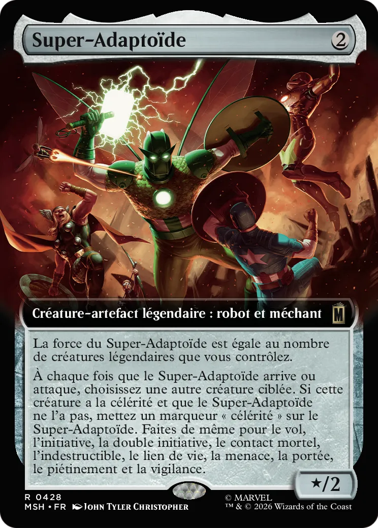 Super-Adaptoïde — Marvel Super Heroes — Magic: The Gathering