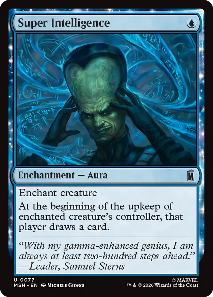 Super-intelligence — Marvel Super Heroes — Magic: The Gathering
