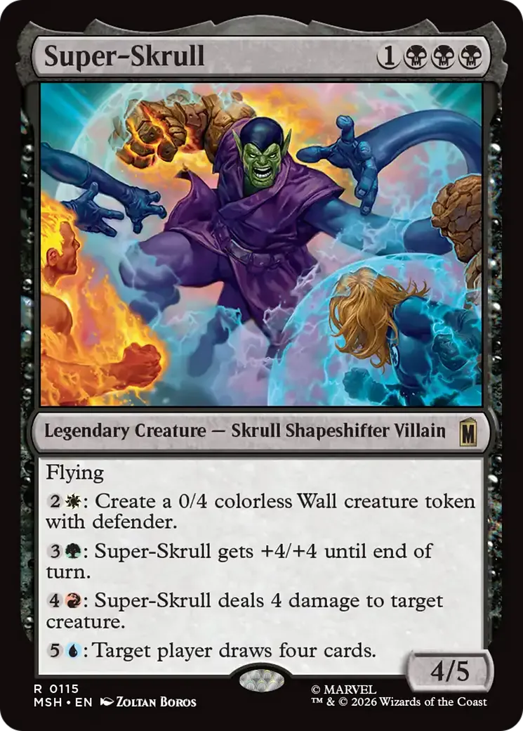 Super-Skrull — Marvel Super Heroes — Magic: The Gathering