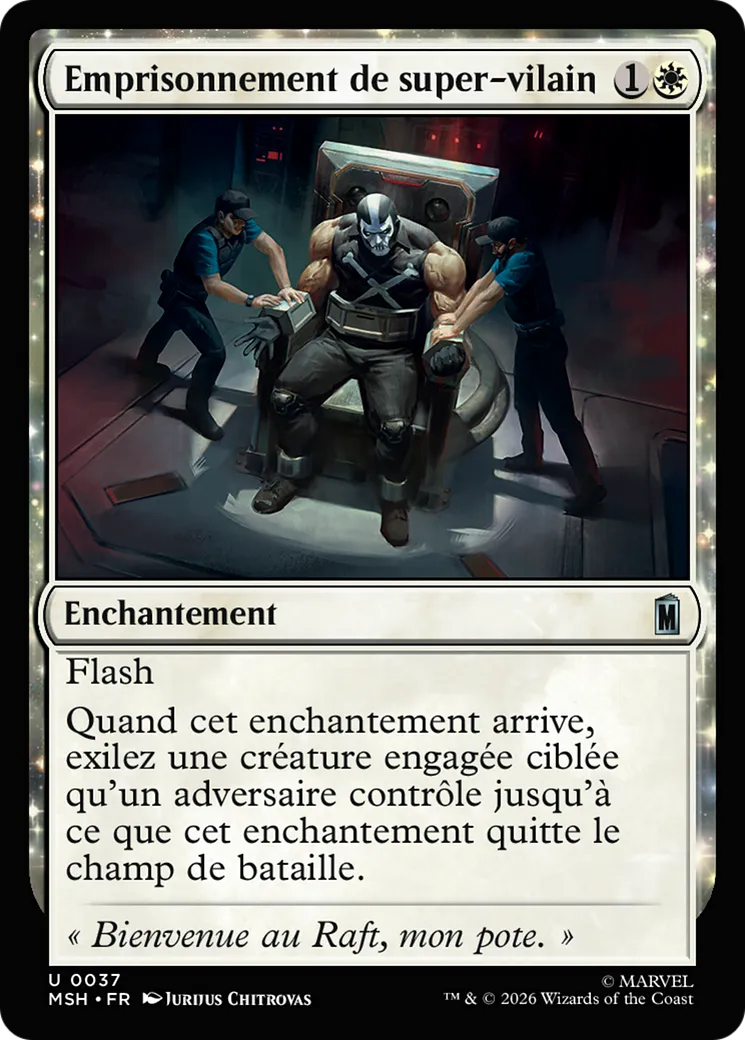 Emprisonnement de super-vilain — Marvel Super Heroes — Magic: The Gathering