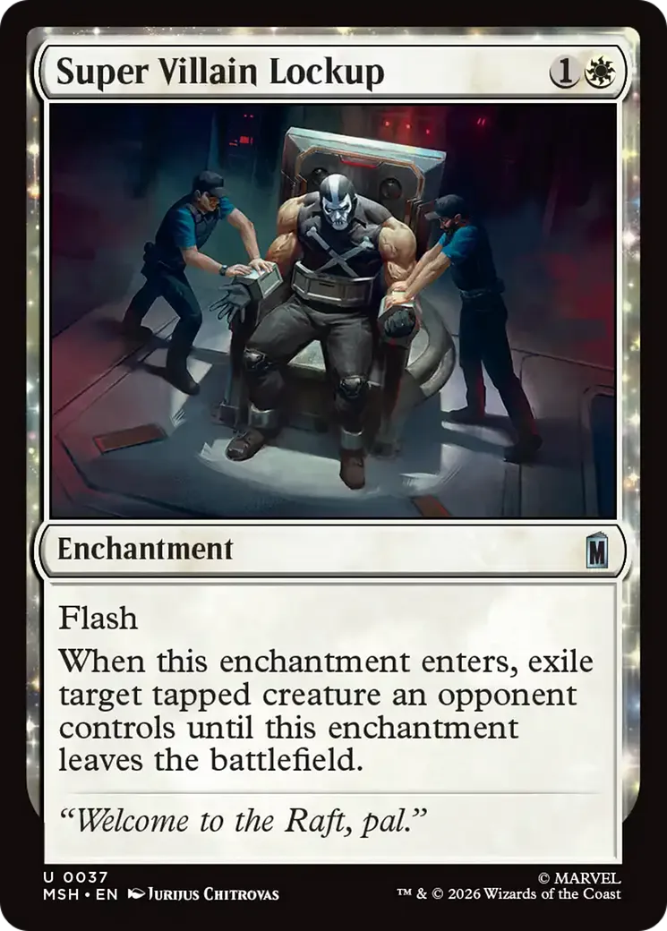 Emprisonnement de super-vilain — Marvel Super Heroes — Magic: The Gathering