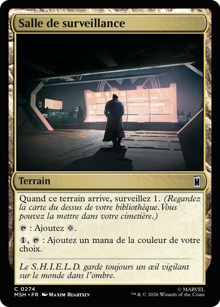 Salle de surveillance — Marvel Super Heroes — Magic: The Gathering
