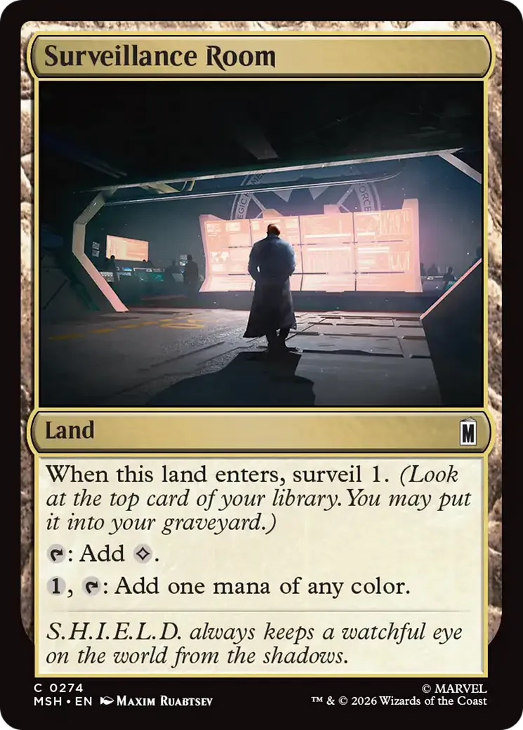 Salle de surveillance — Marvel Super Heroes — Magic: The Gathering