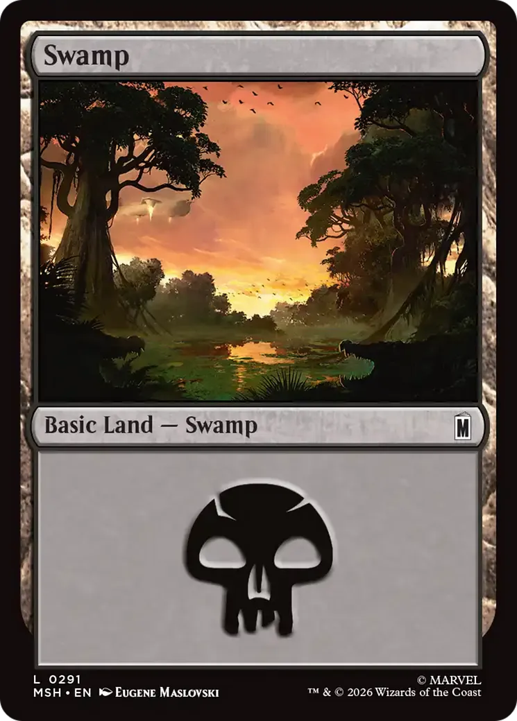 Swamp — Marvel Super Heroes — Magic: The Gathering