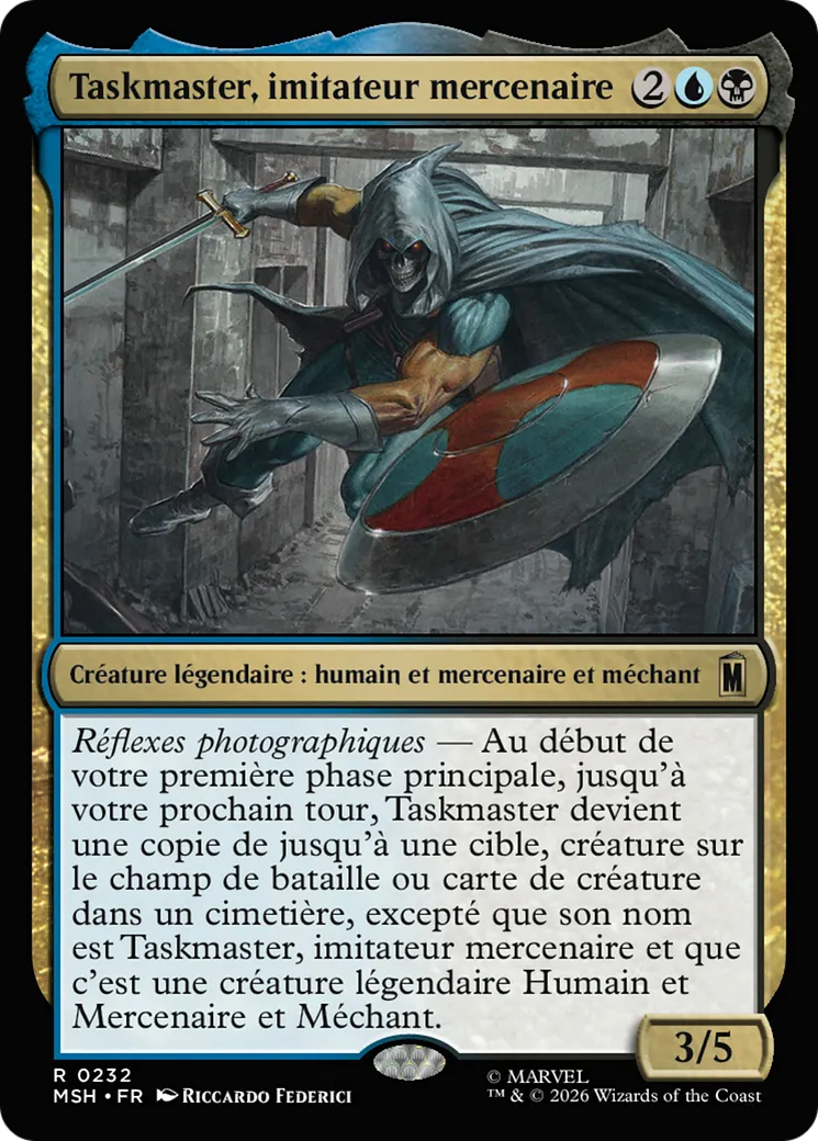 Taskmaster, imitateur mercenaire — Marvel Super Heroes — Magic: The Gathering