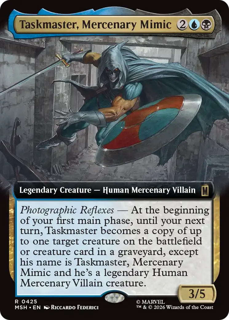 Taskmaster, Mercenary Mimic — Marvel Super Heroes — Magic: The Gathering