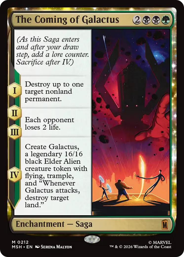 L'arrivée de Galactus — Marvel Super Heroes — Magic: The Gathering