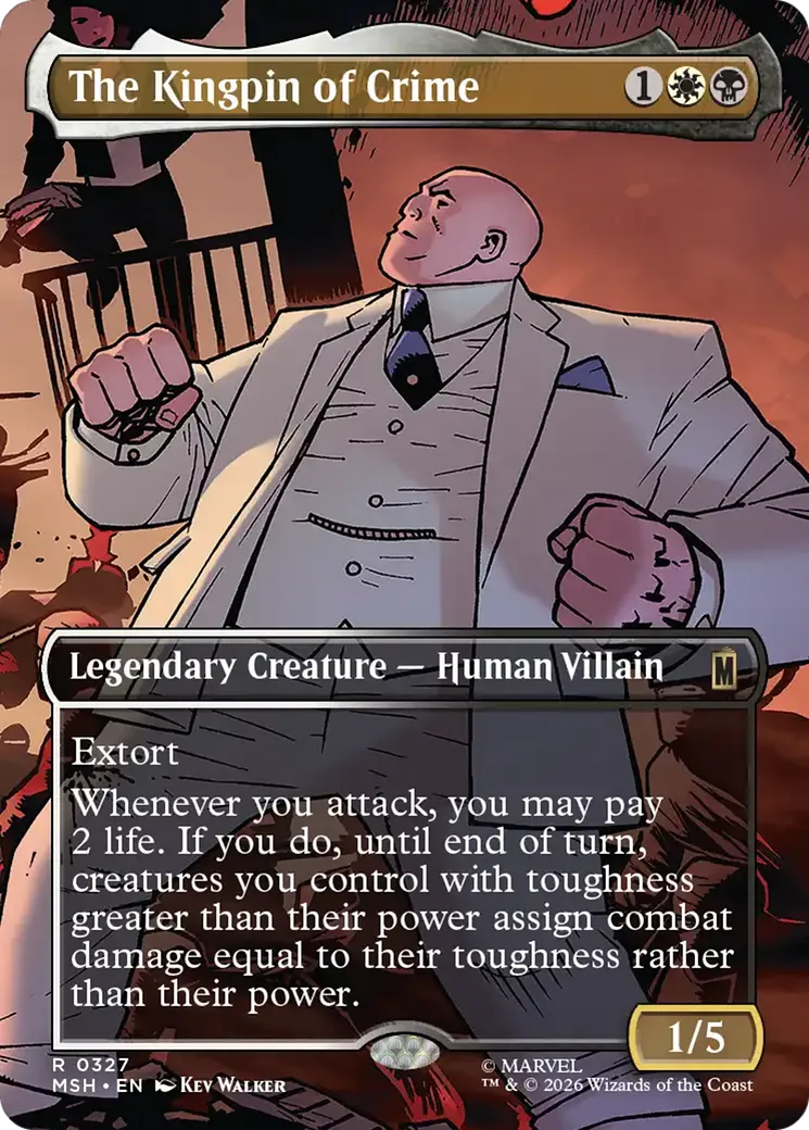The Kingpin of Crime from Marvel Super Heroes - Magic: The Gathering